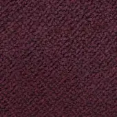 Bordeaux looped pile fabric texture with dense, rounded loops, exhibiting tonal variations from dark burgundy to brighter highlights, matte finish.